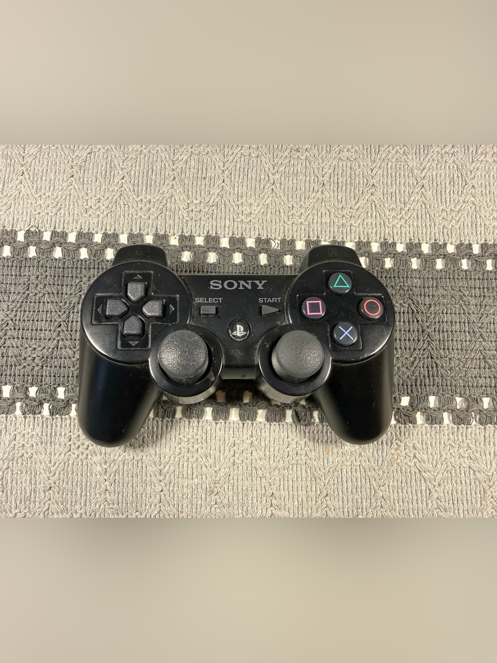Sony PS3 DualShock 3 Wireless Controller Black OEM Great Condition Tested